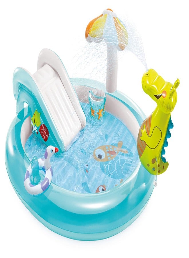 VWretails Family playcenter for Kids to Fun and Enjoyment in Backyard, Having Inflatable Toys and Games with Multiple Designs (Gator playcenter) - Image 2